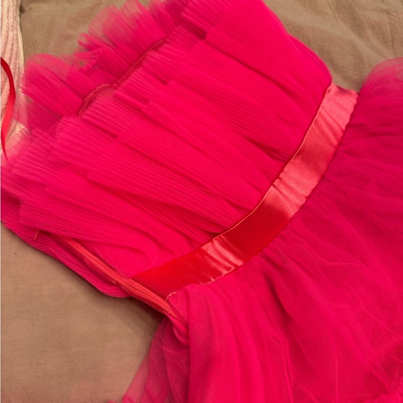 Vibrant Pink Tulle Dress - Picture 8 of 10